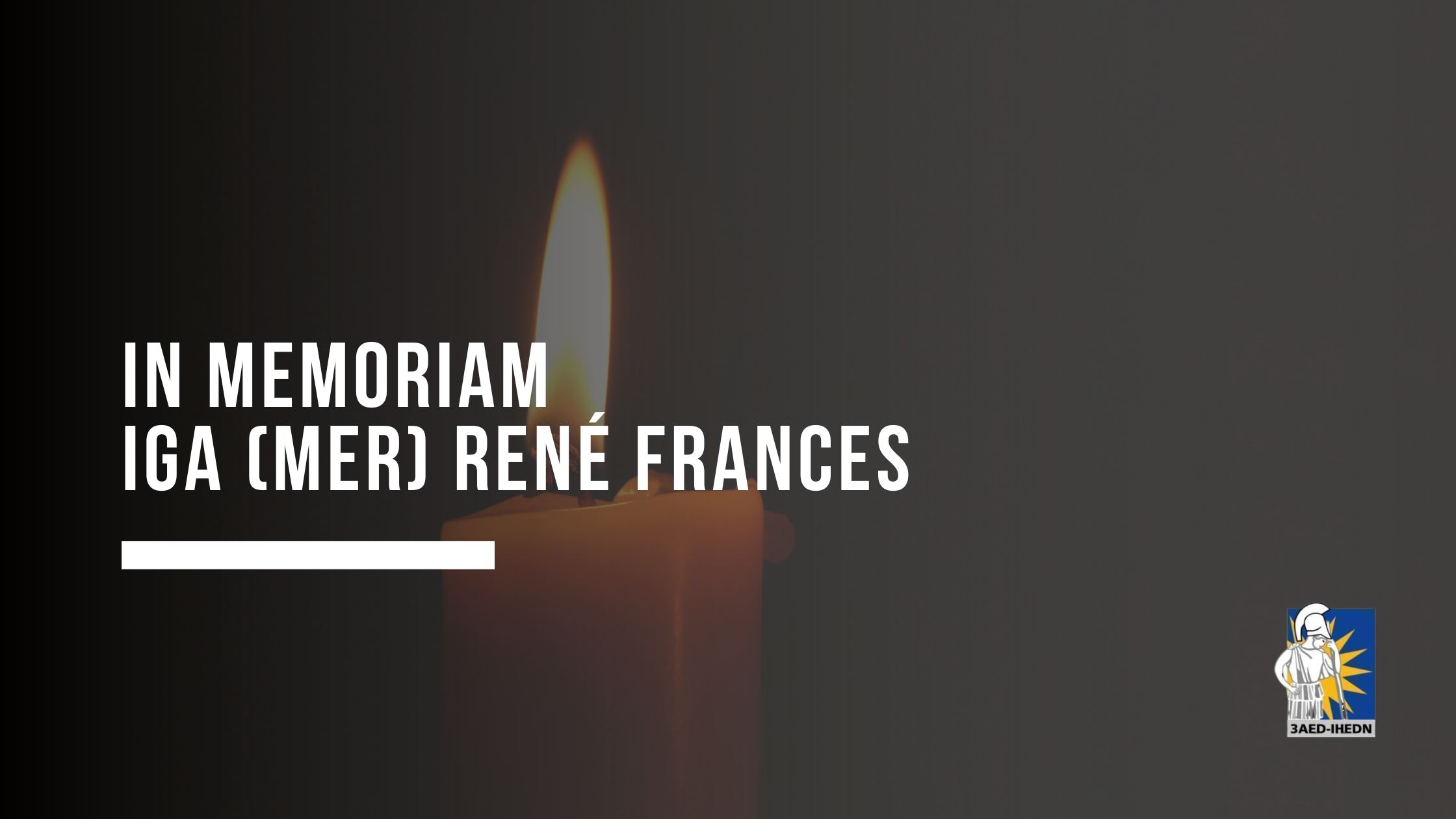 In Memoriam : IGA (Mer) René FRANCES
